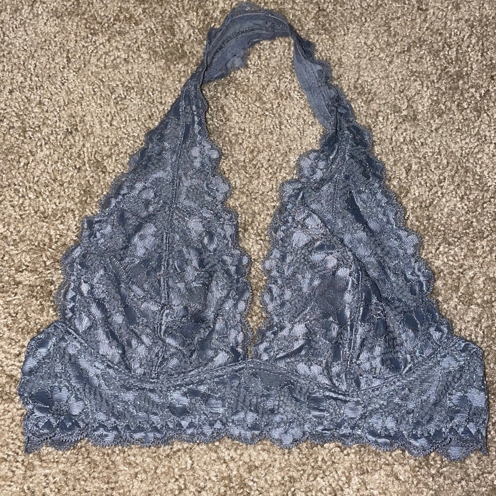 Women’s XS Free People Halter Bralette Grey